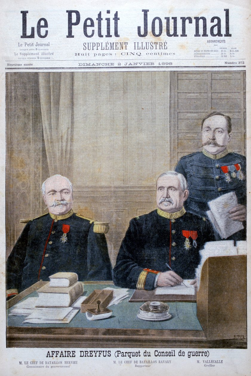 O caso Dreyfus, 1898 de Henri Meyer