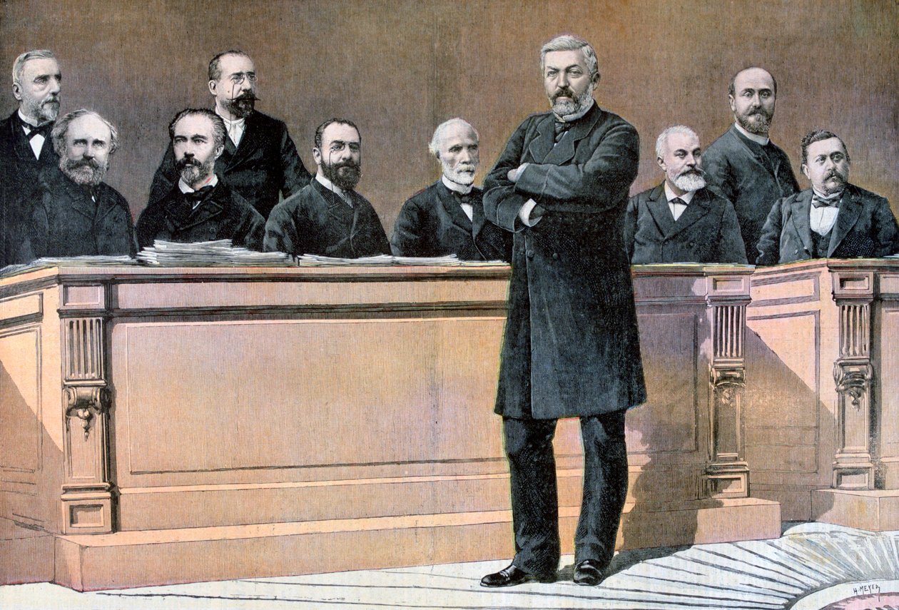 O banco da frente do governo francês, 1891 de Henri Meyer