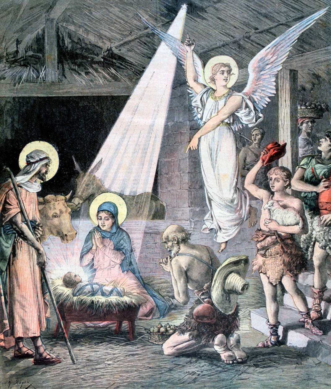 A Natividade, 1892 de Henri Meyer
