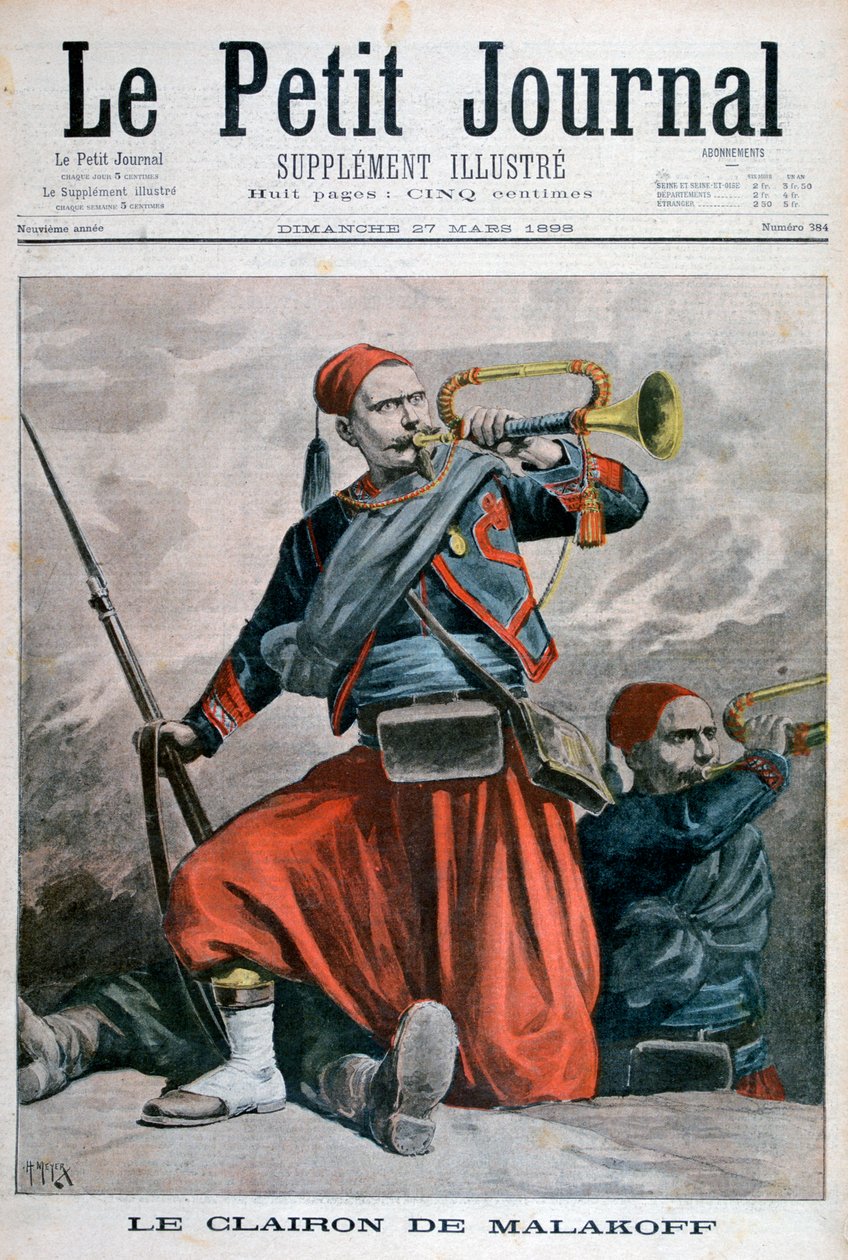 Os cornetas de Malakoff, 1898 de Henri Meyer