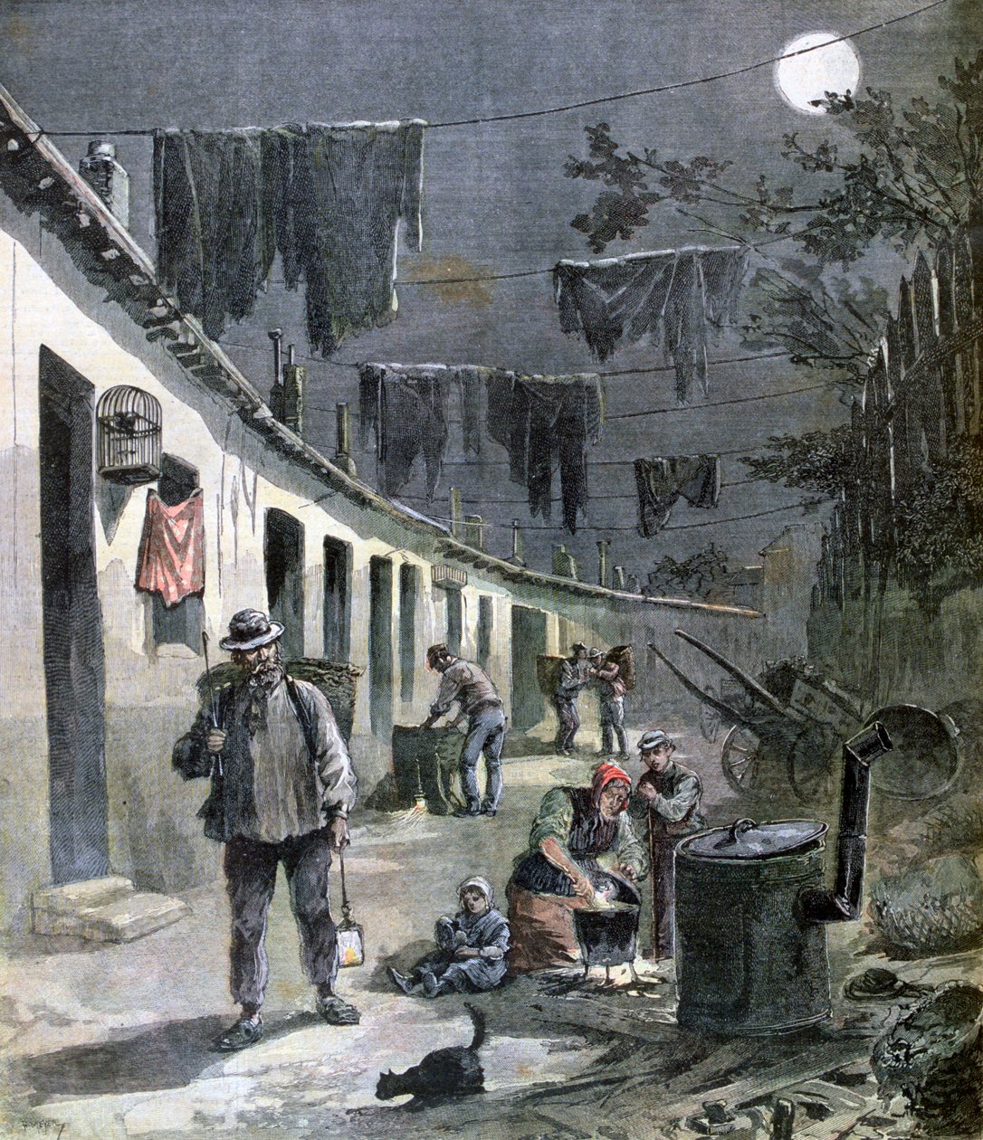 O homem de pano e osso de Paris, 1892 de Henri Meyer