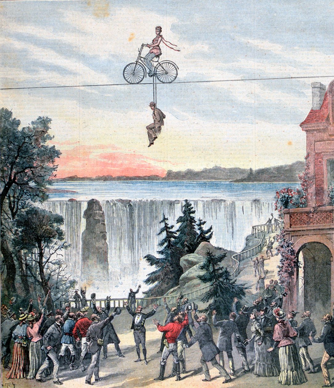 Gaiety Theatre, Cataratas do Niágara, 1892 de Henri Meyer