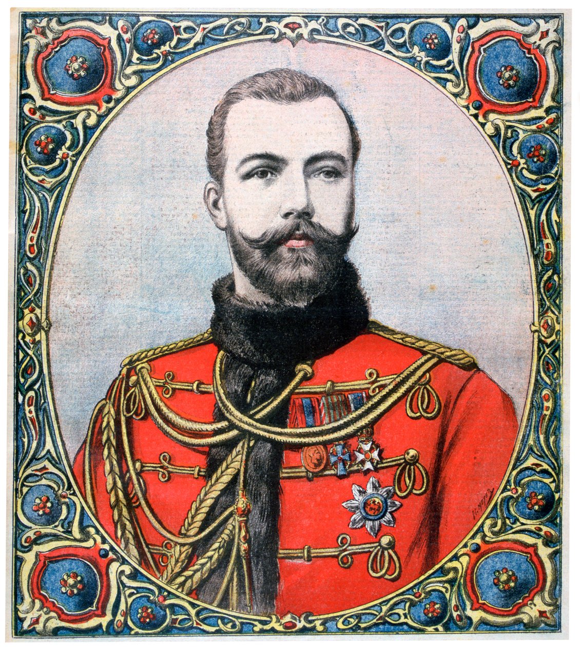 Czar Nicolau II da Rússia, 1894 de Henri Meyer