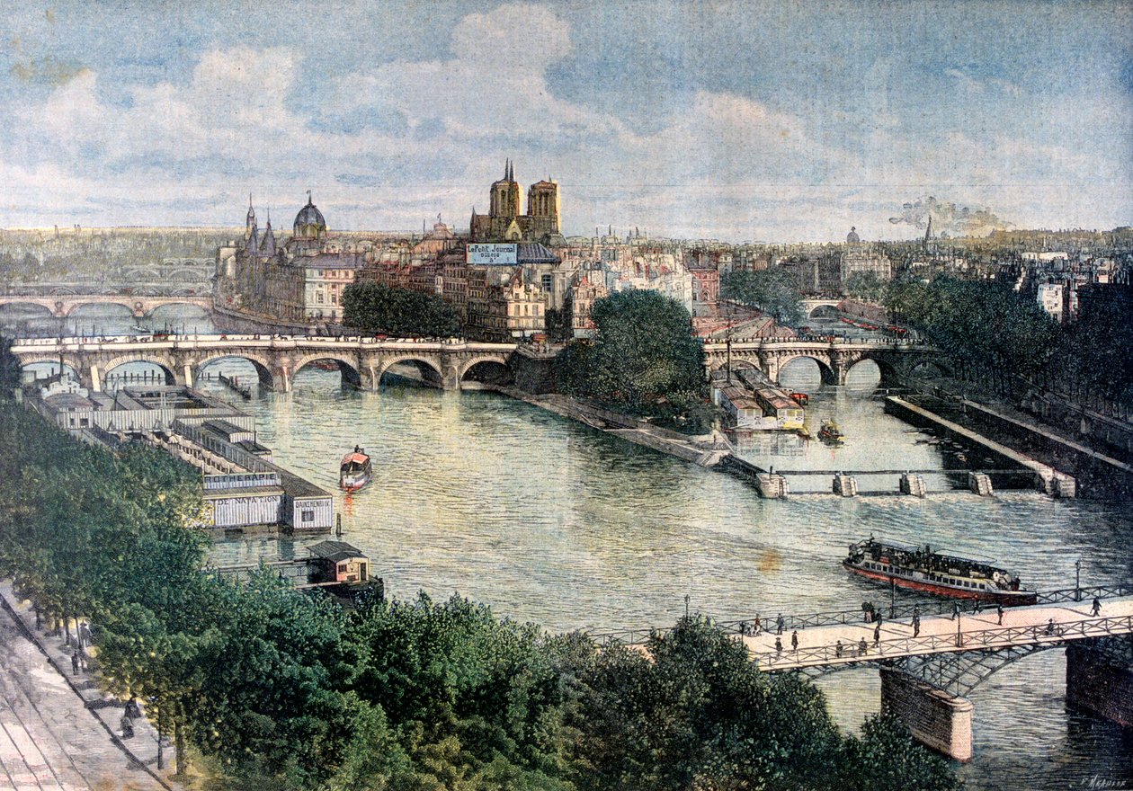 Vista de Paris, 1892 de Henri Meyer