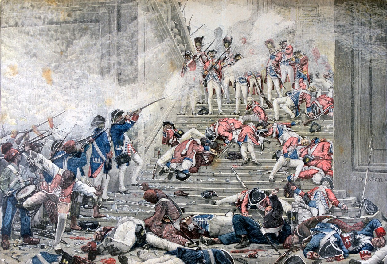 Tomada das Tulherias, 10 de agosto de 1792, 1892 de Henri Paul Motte