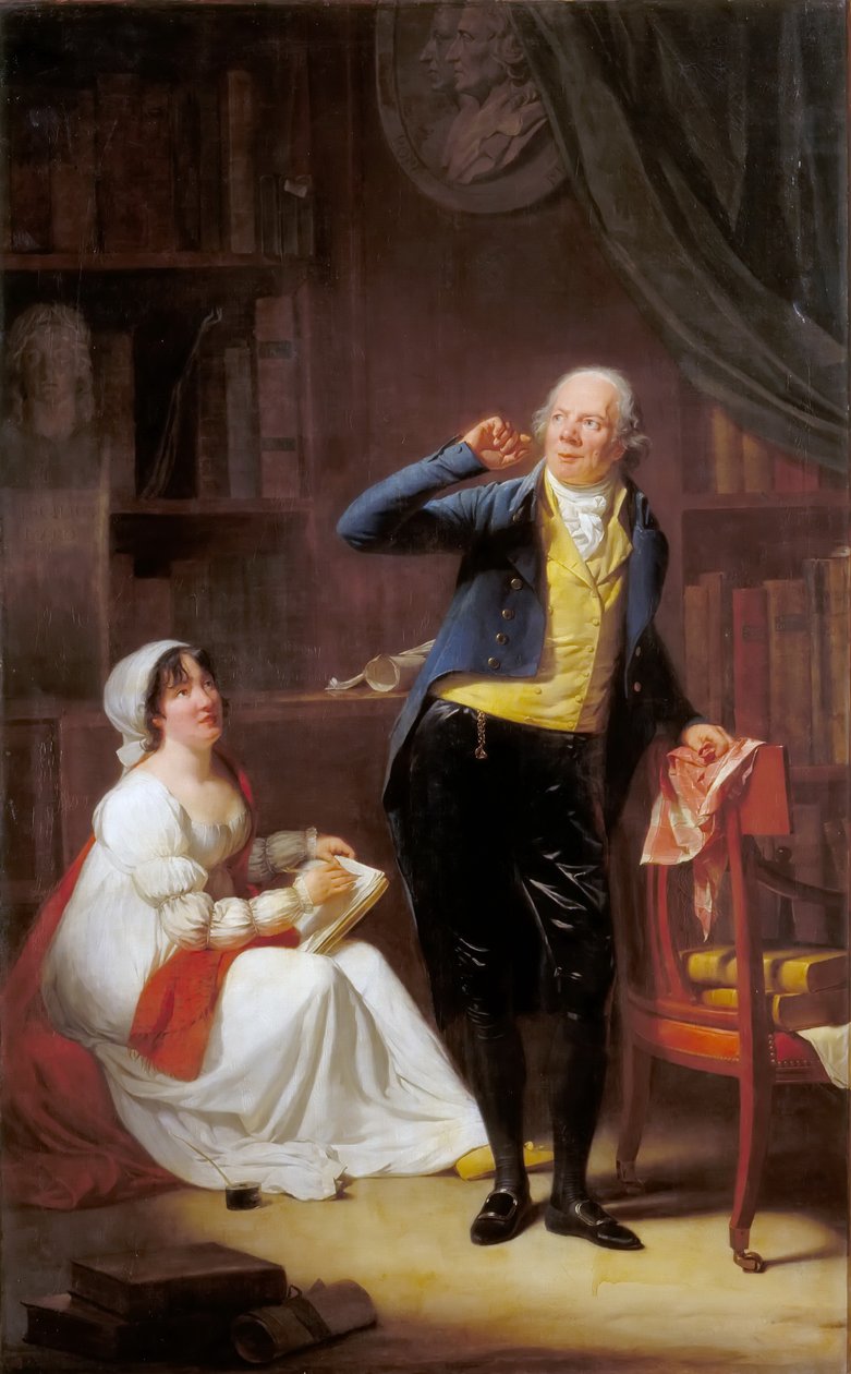 Jacques Delille e sua esposa de Henri Pierre Danloux