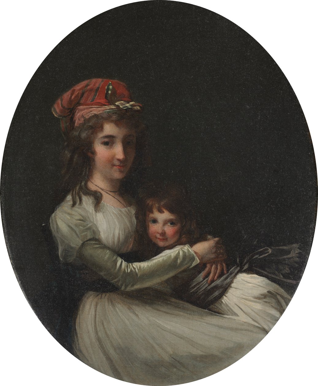 Retrato de mãe e filha, c. 1794-95. de Henri Pierre Danloux