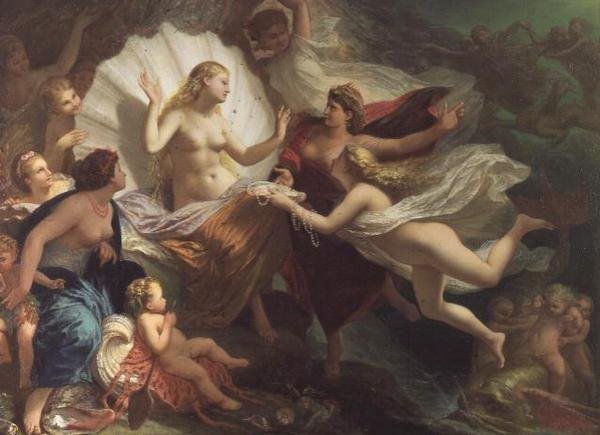 O Nascimento de Vénus de Henri Pierre Picou