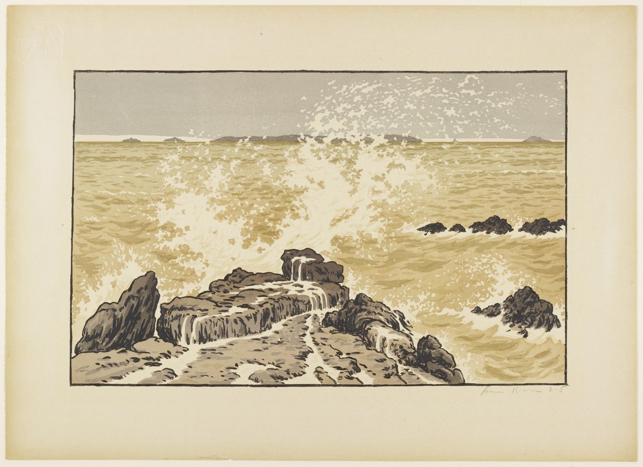La Vague (A Onda) de Henri Rivière