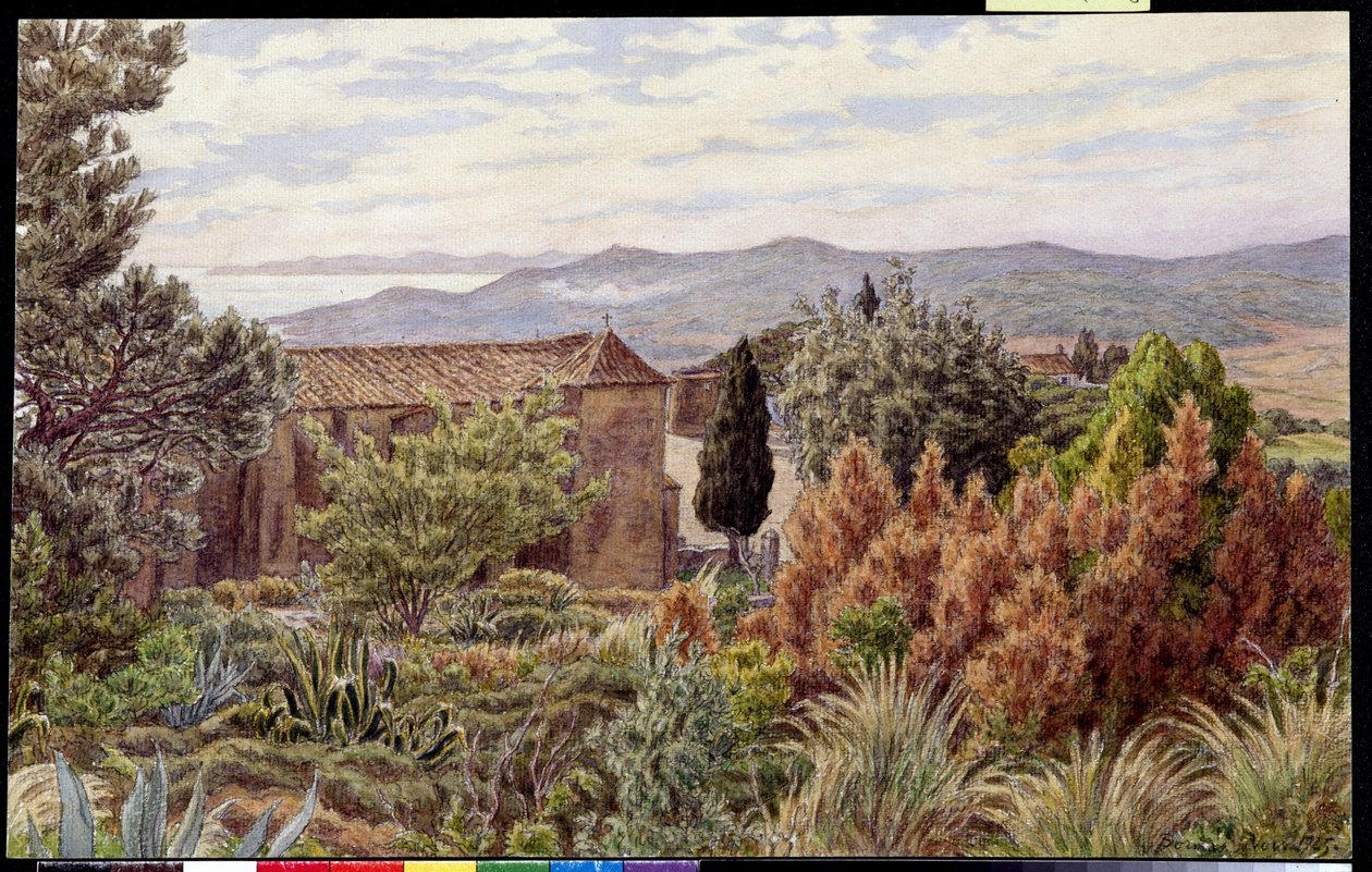 Paisagem. Desenho de Henri RIVIERE (1864-1951) de Henri Rivière