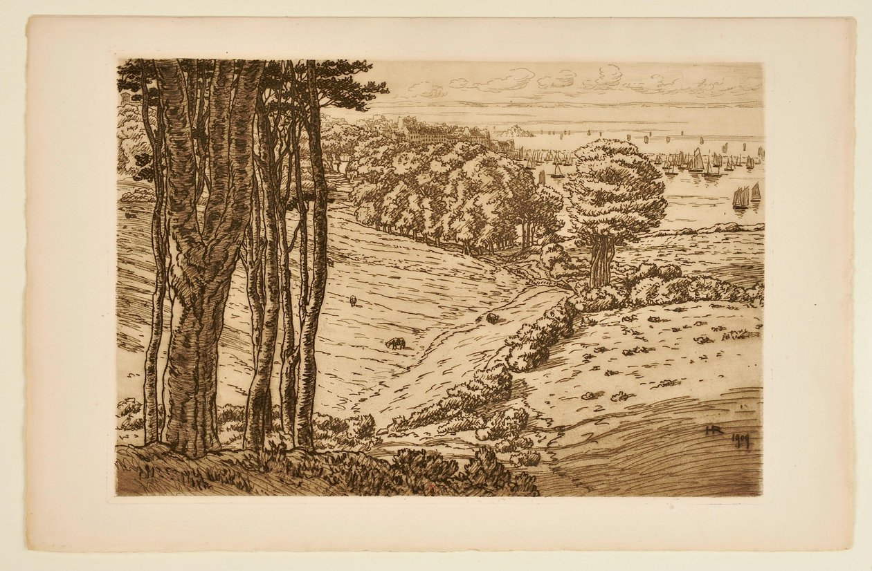 [O porto de Douarnenez] de Henri Rivière