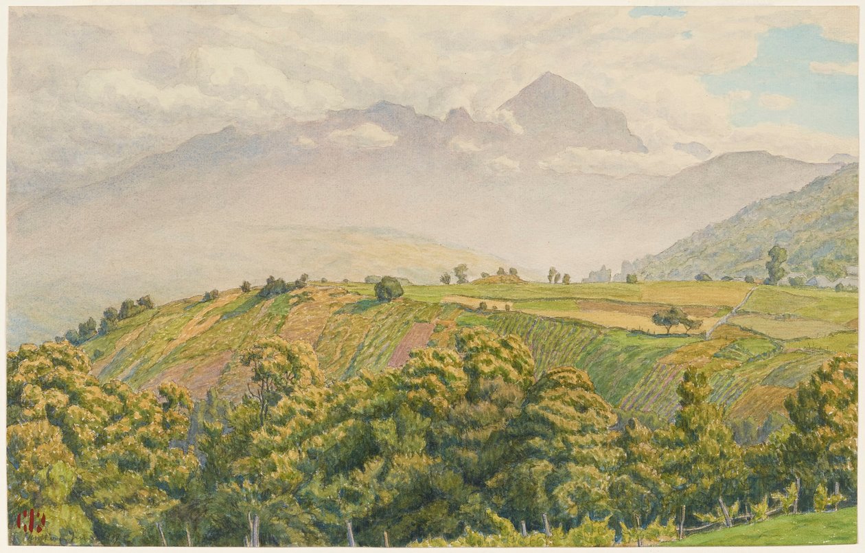 Nebliger Morgen auf dem Charvin de Henri Rivière