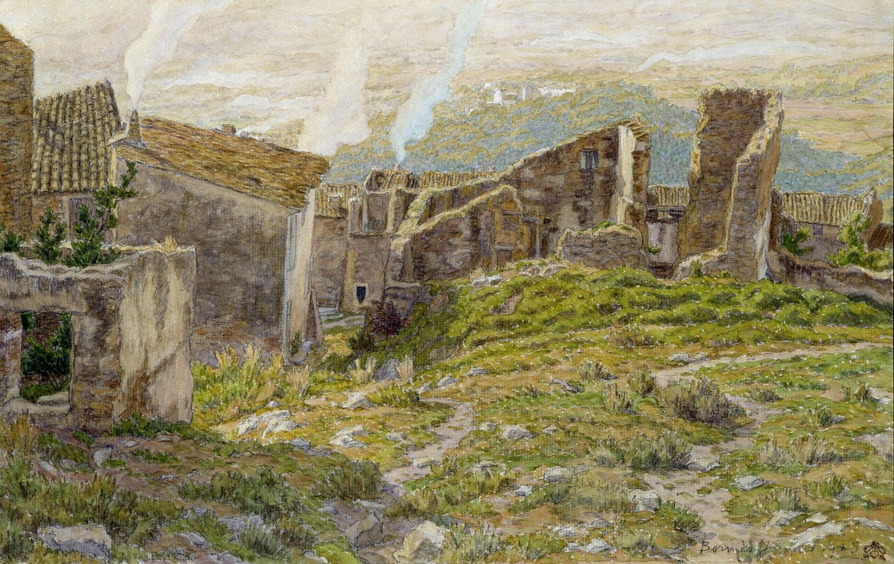 Velho Castelo de Bormes les Mimosas de Henri Rivière