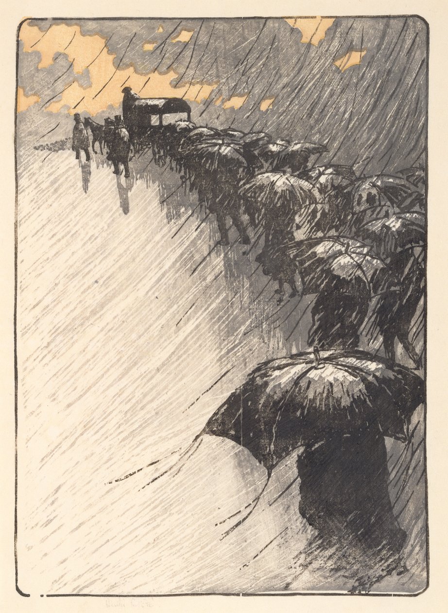 O enterro em Trestraou de Henri Rivière