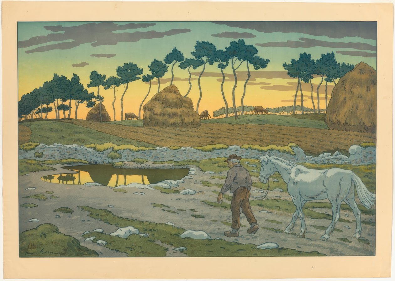 paisagem de Henri Rivière