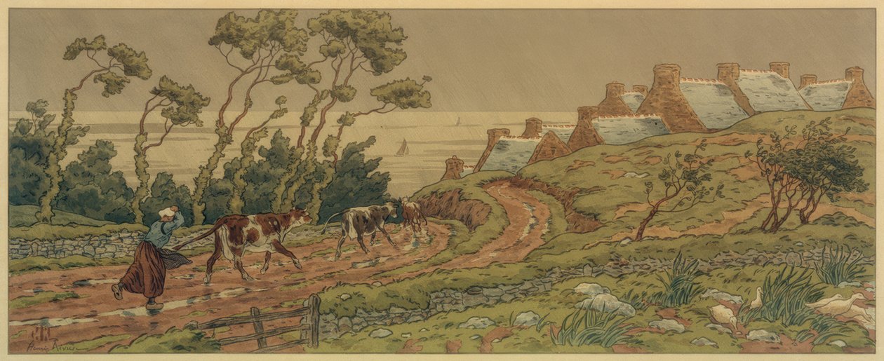 A chuva de Henri Rivière