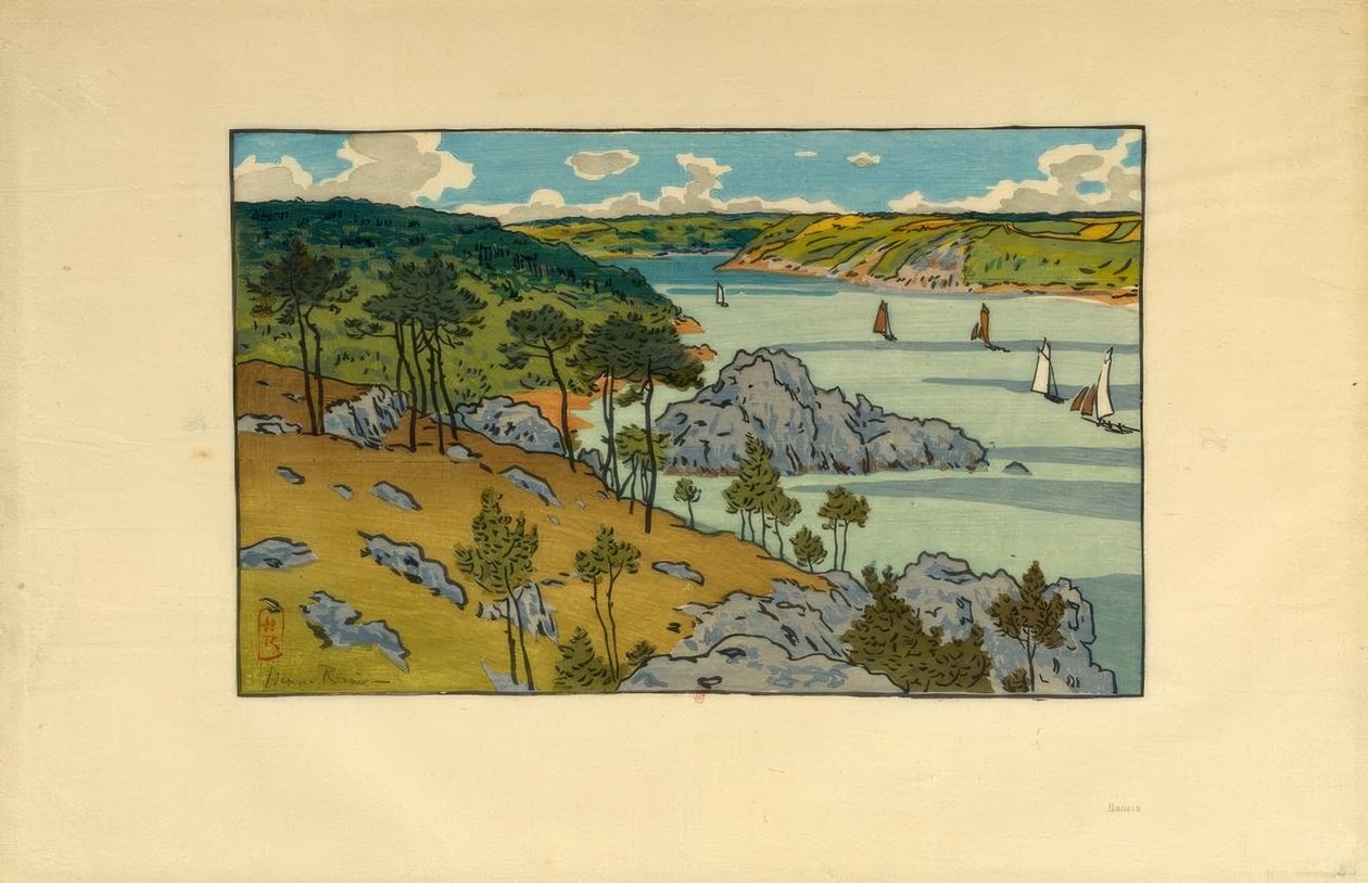 paisagem de Henri Rivière