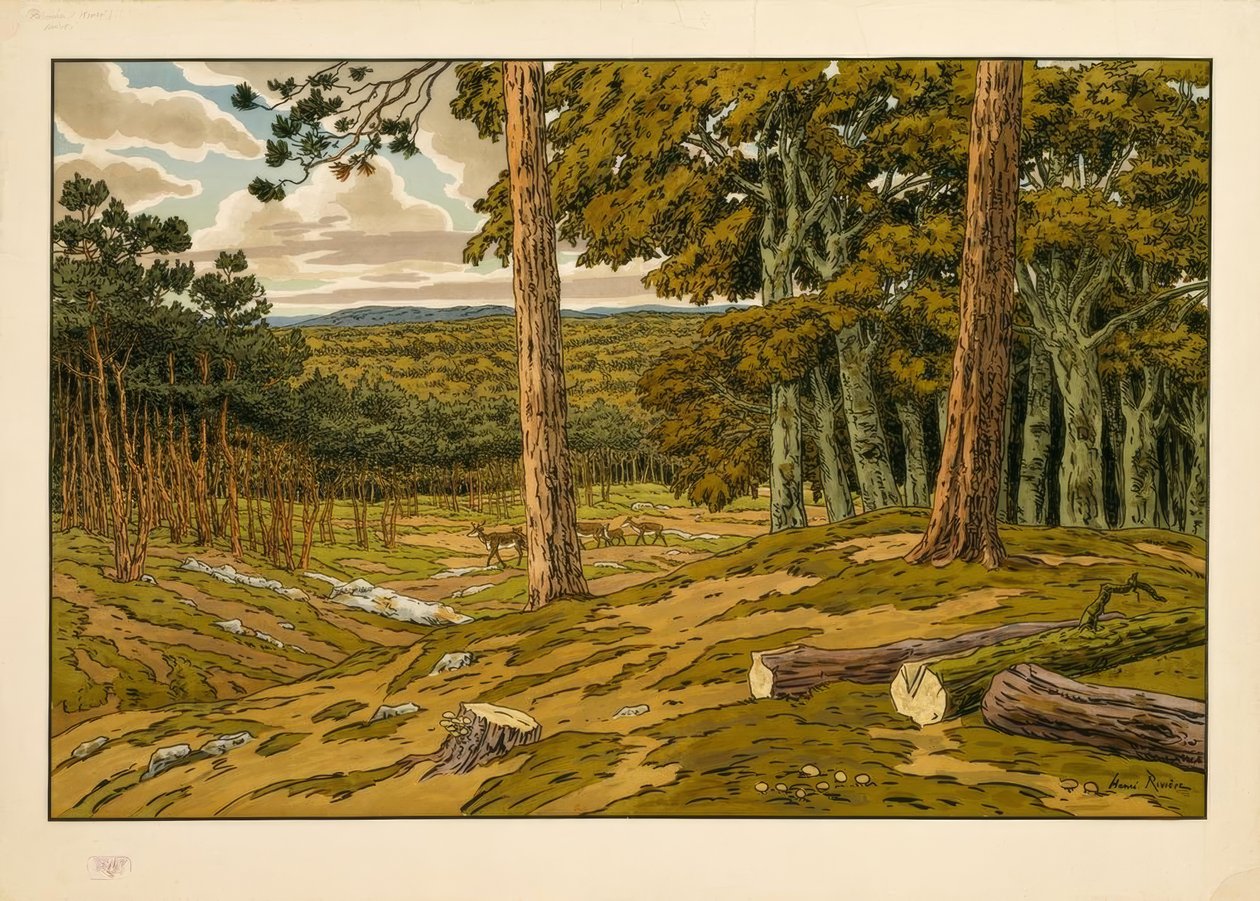 paisagem de Henri Rivière
