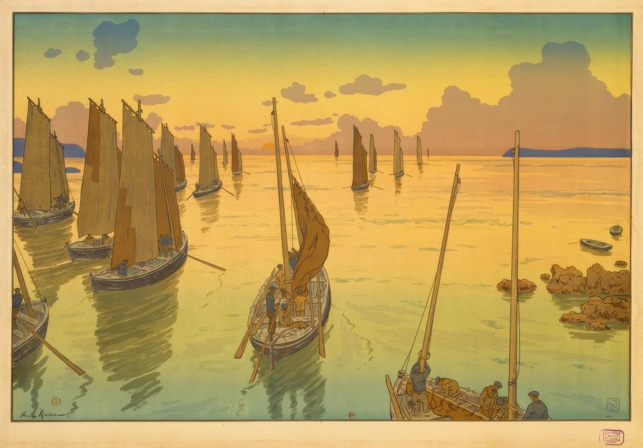 paisagem de Henri Rivière