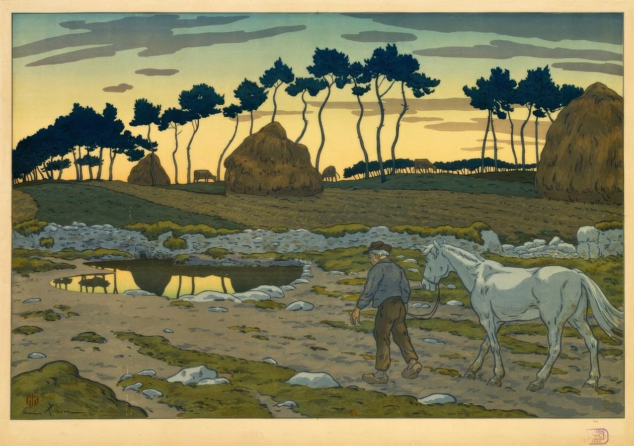 paisagem de Henri Rivière