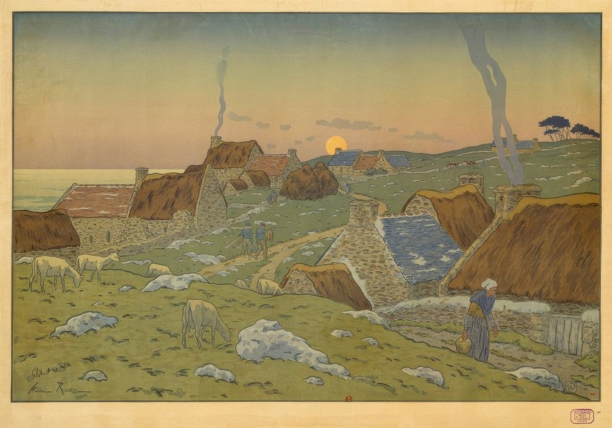 O nascer da lua de Henri Rivière