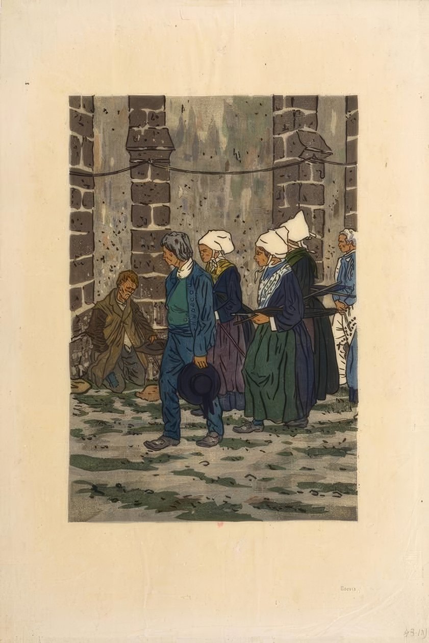 O Perdão de Sainte-Anne-la-Palud de Henri Rivière