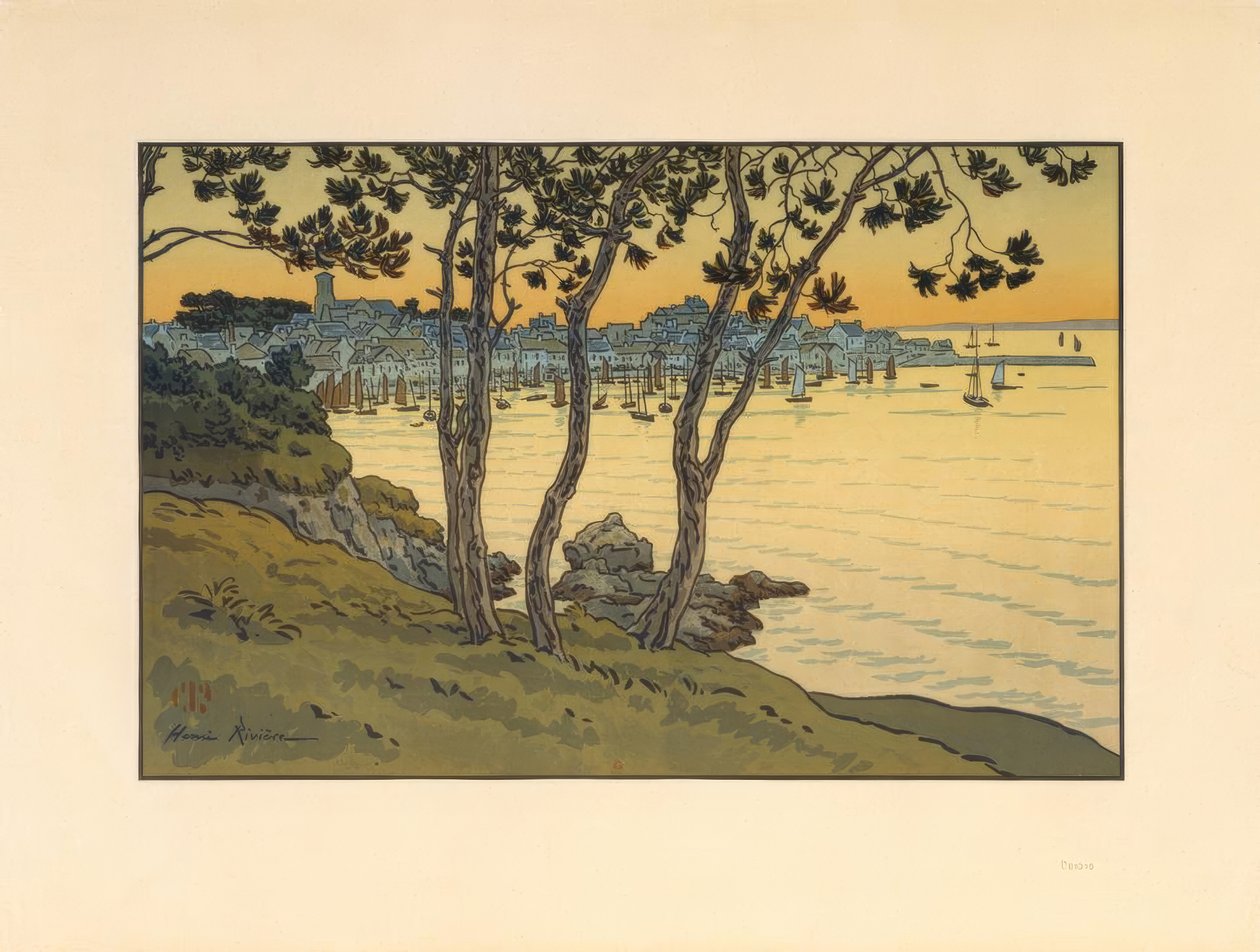 paisagem de Henri Rivière