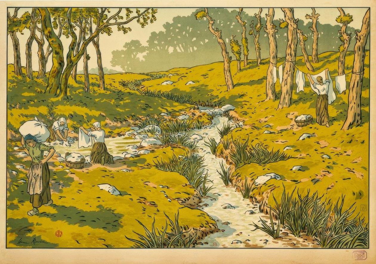 paisagem de Henri Rivière