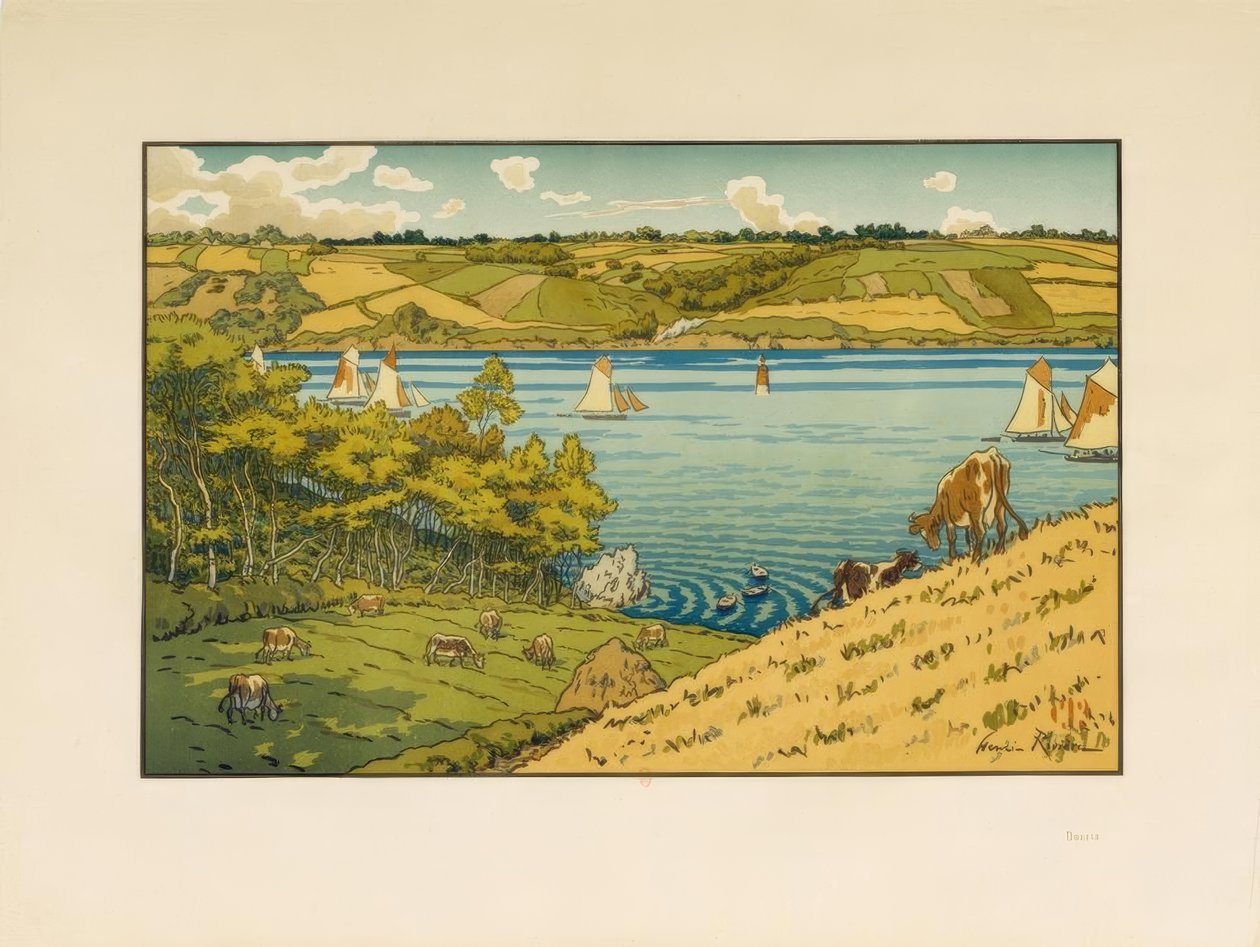 paisagem de Henri Rivière