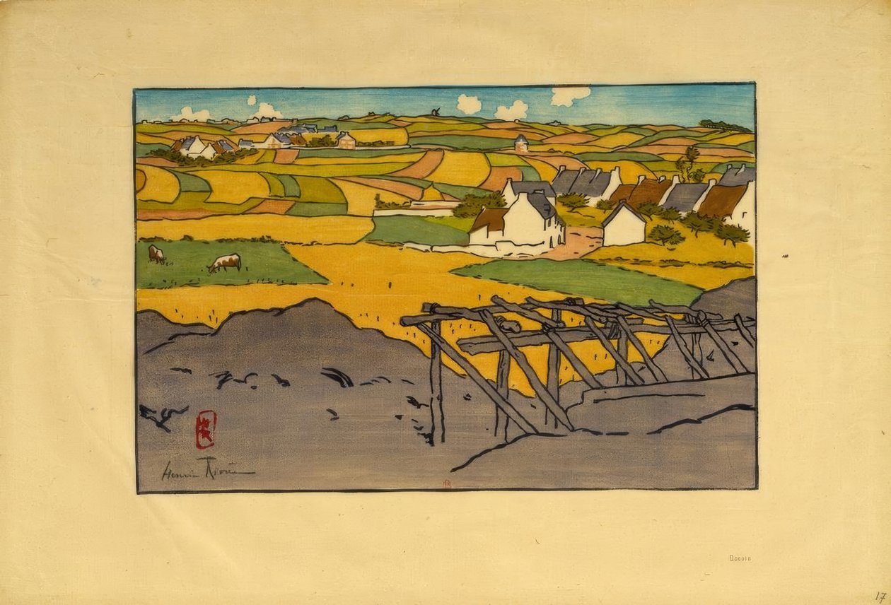 paisagem de Henri Rivière