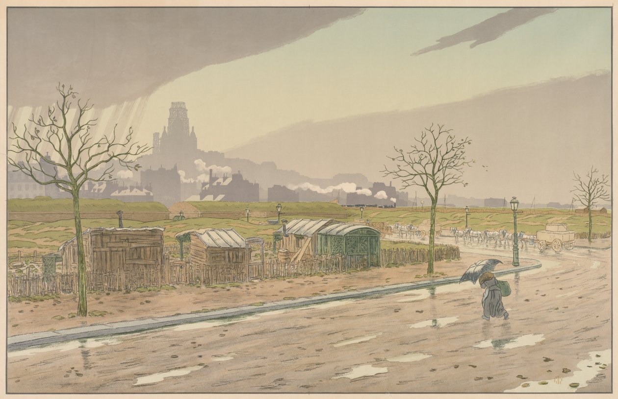 Paisagens parisienses: as fortificações de Henri Rivière