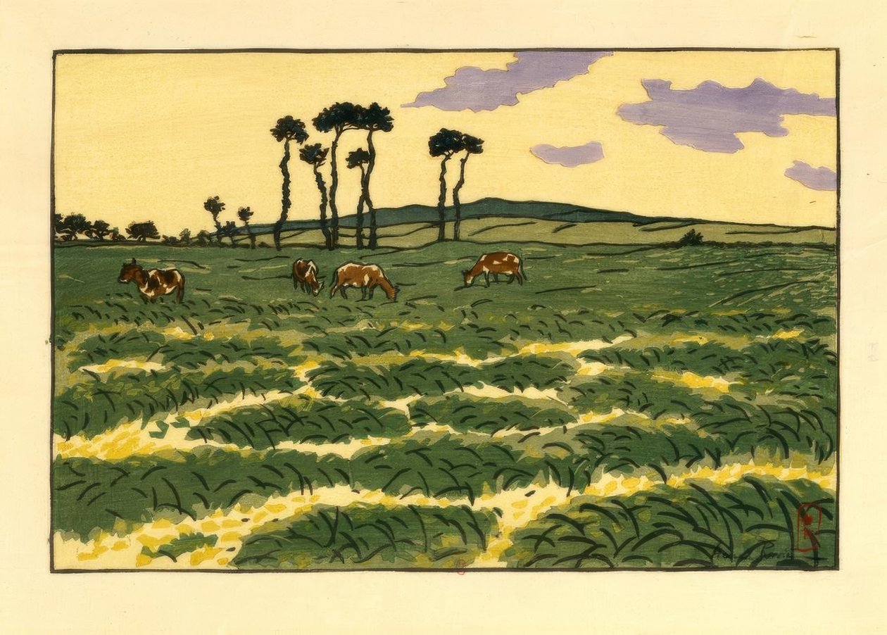 paisagem de Henri Rivière
