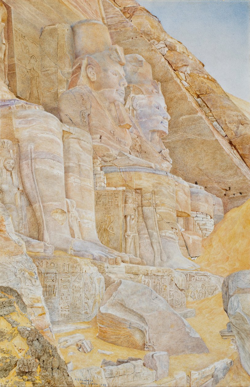 O Grande Templo de Abu Simbel de Henri Roderick Newmann