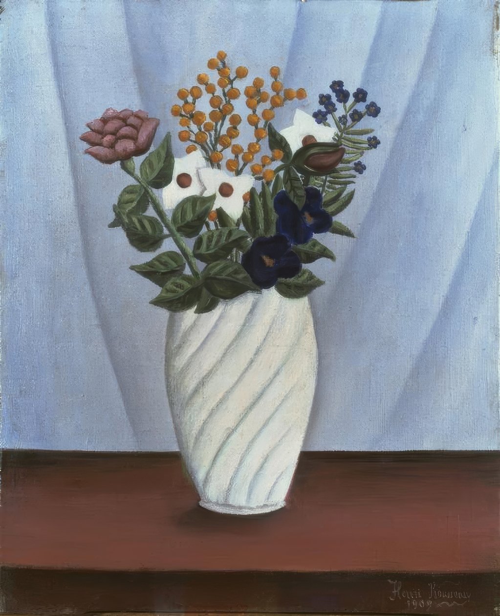 Buquê de flores de Henri Rousseau