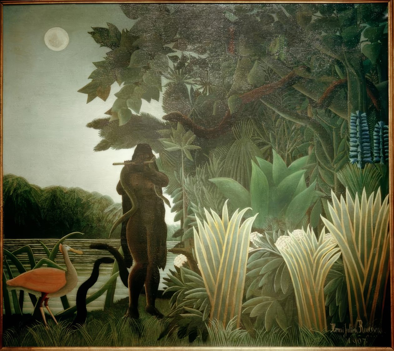 O encantador de serpentes de Henri Rousseau