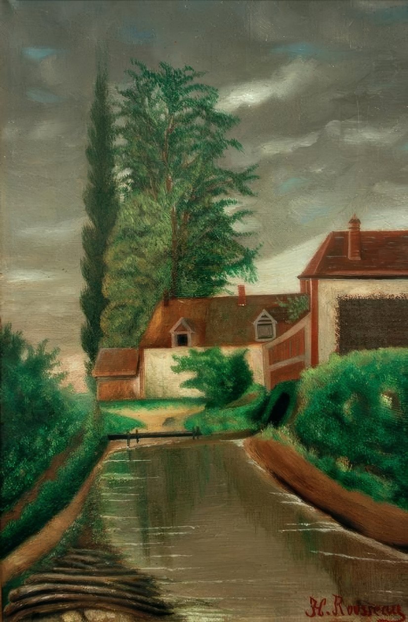 O moinho de água de Henri Rousseau