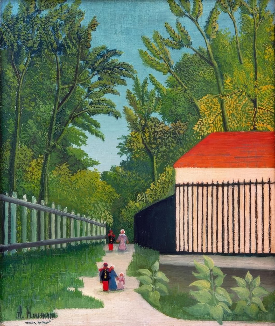 Caminhada no Parque Montsouris de Henri Rousseau