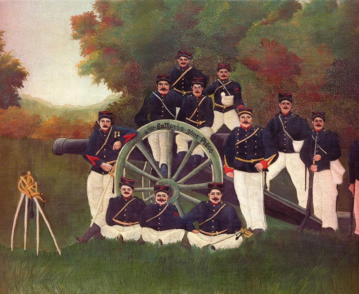 Os Artilheiros de Henri Rousseau