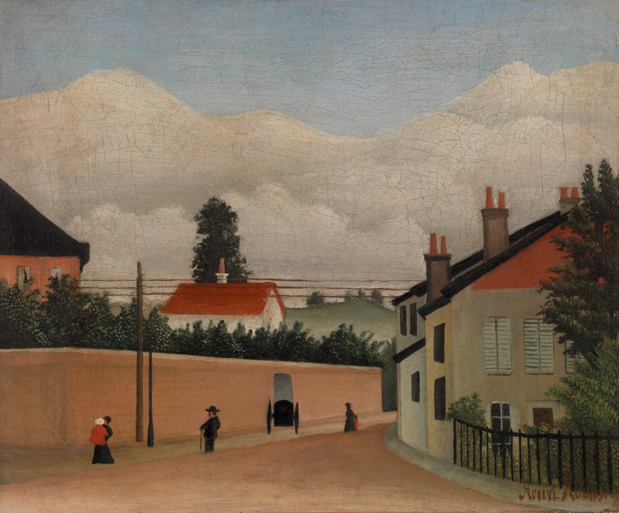 arredores de Paris (Environs de Paris) de Henri Rousseau