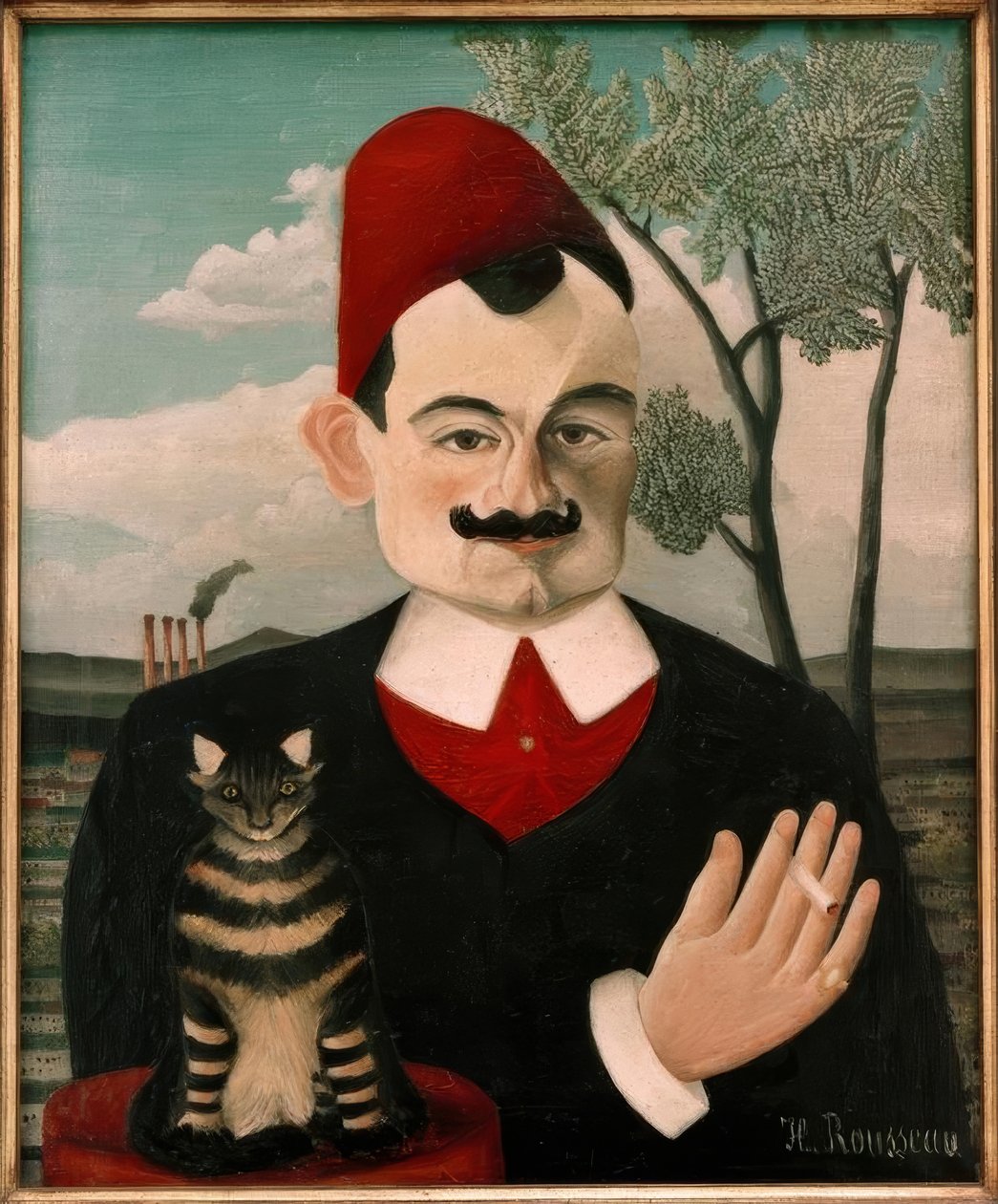 Retrato de Monsieur X (Pierre Loti) de Henri Rousseau