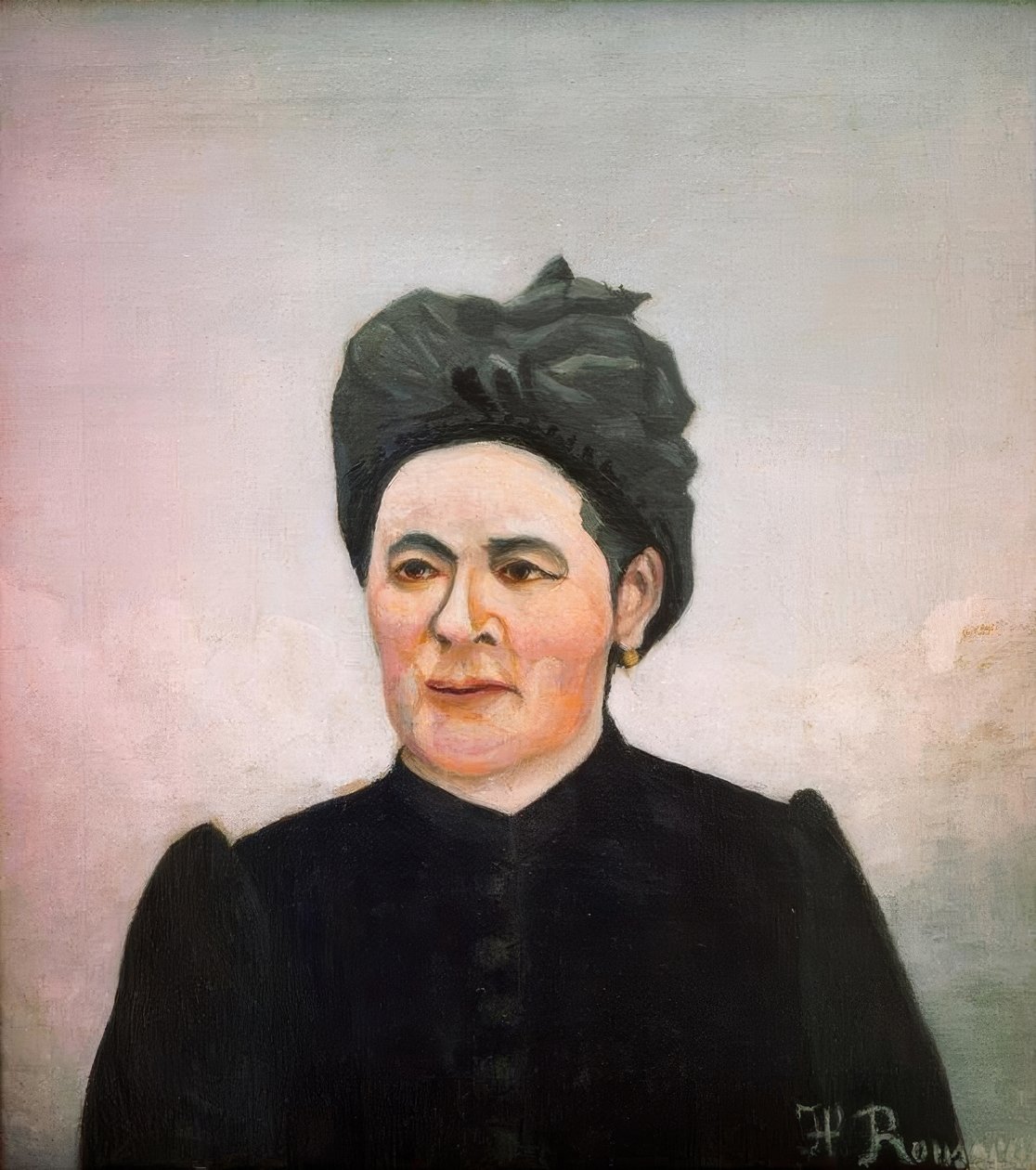 Retrato de uma mulher de Henri Rousseau