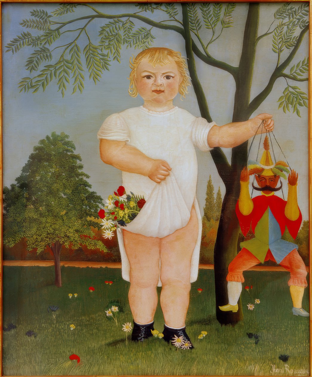 Para comemorar o bebê de Henri Rousseau