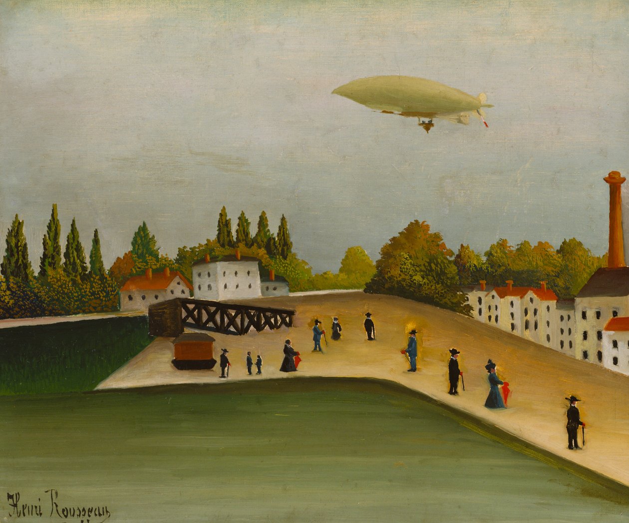 Quai d&39;Ivry de Henri Rousseau