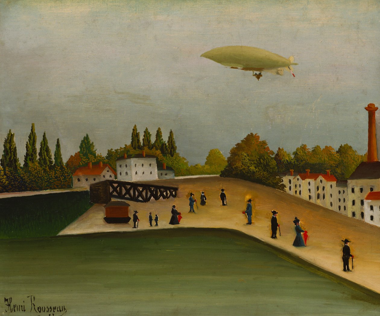 Ivry wharf de Henri Rousseau