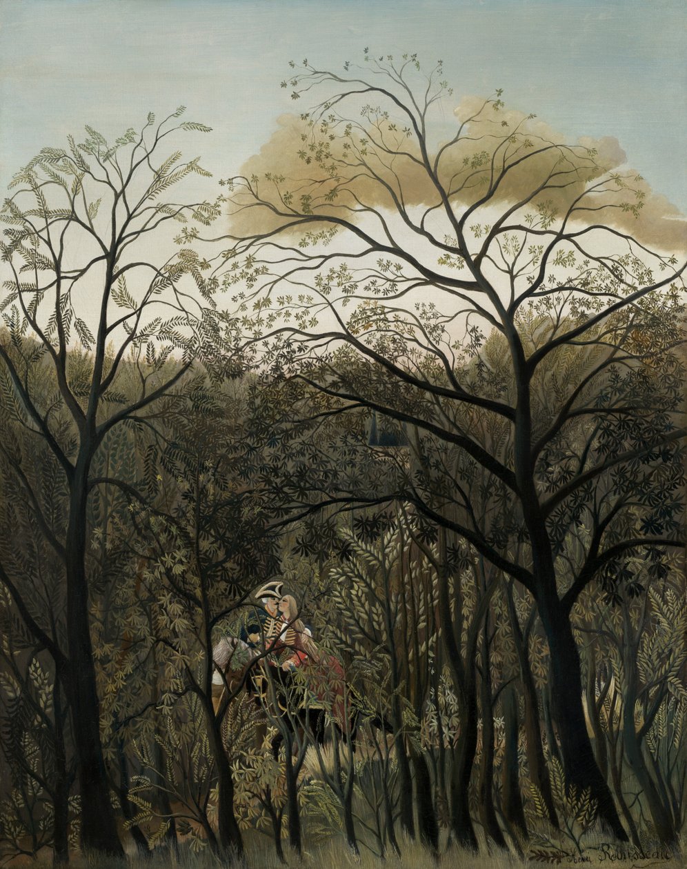 Encontro na Floresta de Henri Rousseau