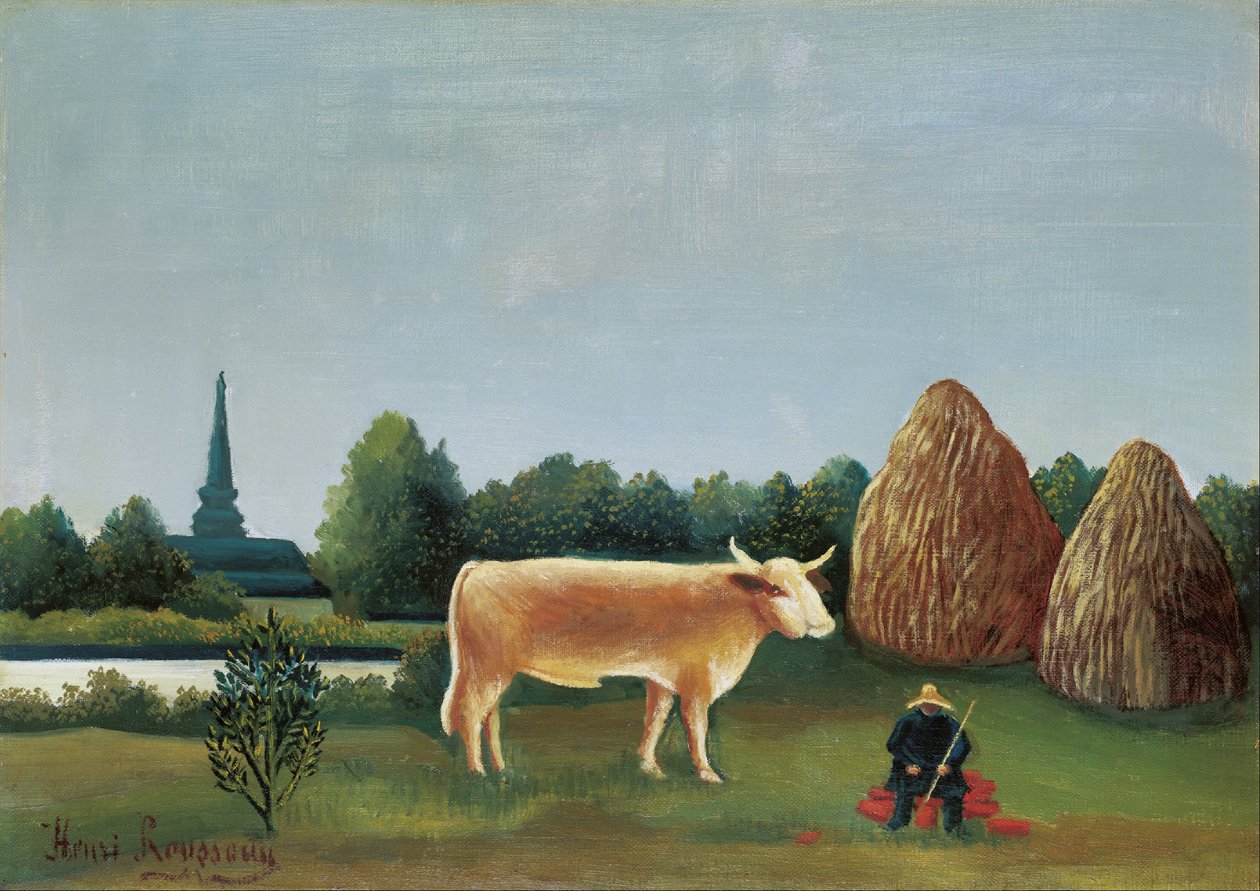 Cena em Bagneux, nos arredores de Paris de Henri Rousseau