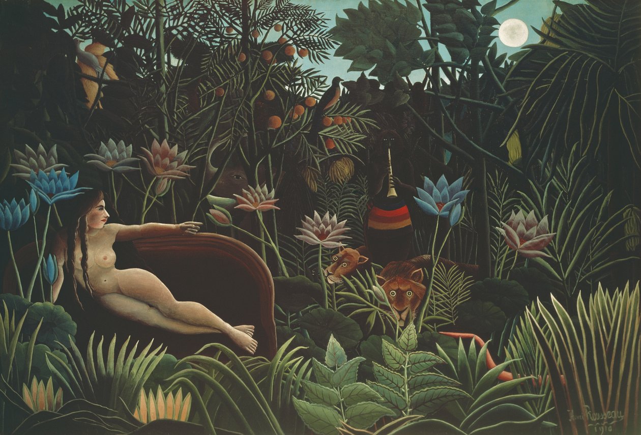 O sonho, 1910 de Henri Rousseau