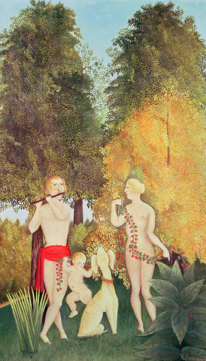 O quarteto feliz, 1902 de Henri Rousseau
