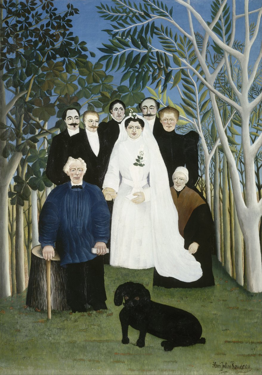 A festa de casamento de Henri Rousseau