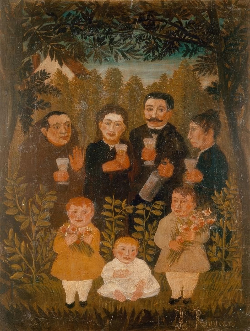 Família unida de Henri Rousseau